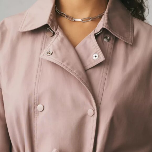 Anthropologie Maeve Oversized Trench Coat - Picture 3 of 12